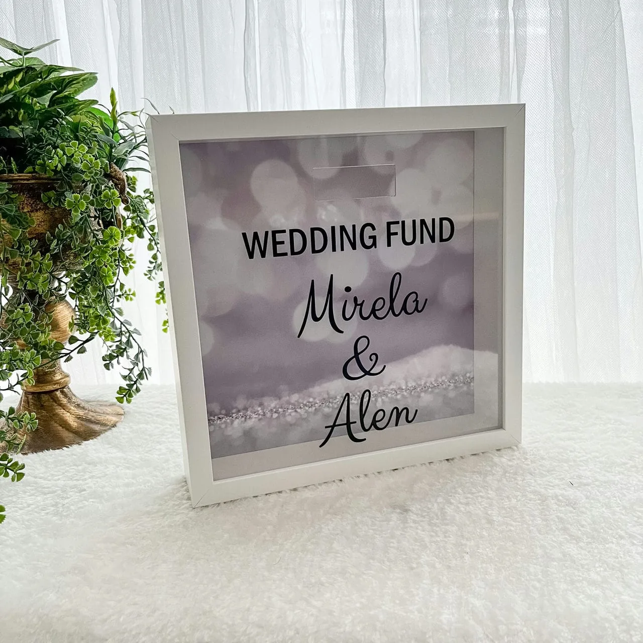 Personalizirana kasica Wedding fund