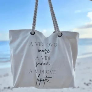 Torba za plažu špage "vidi ovo more"