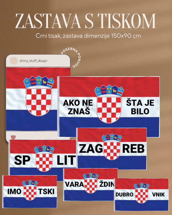 ZASTAVA S TISKOM GRADA/NATPISA